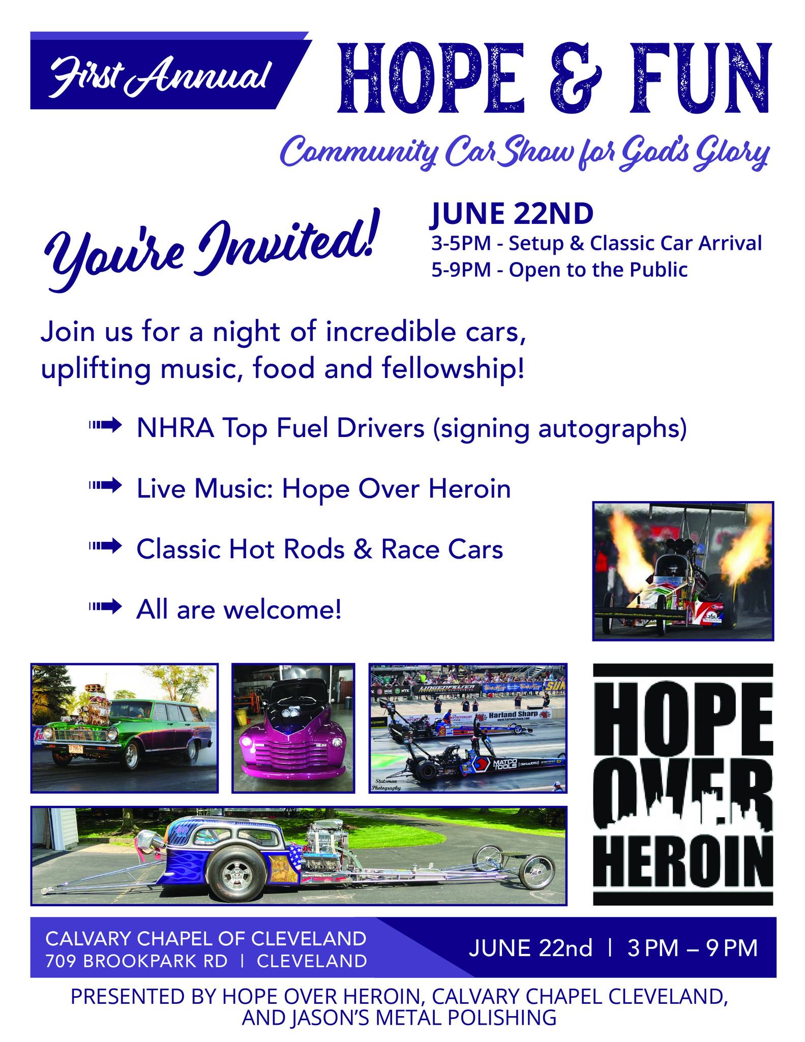 Hope and Fun Community Car Show - Northeast Ohio Thrive